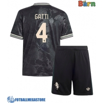 Fotballdrakt Barn Juventus Federico Gatti #4 Tredjedraktsett 2025-26 Kortermet (+ Korte bukser)